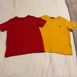Boys Ralph Lauren shirts